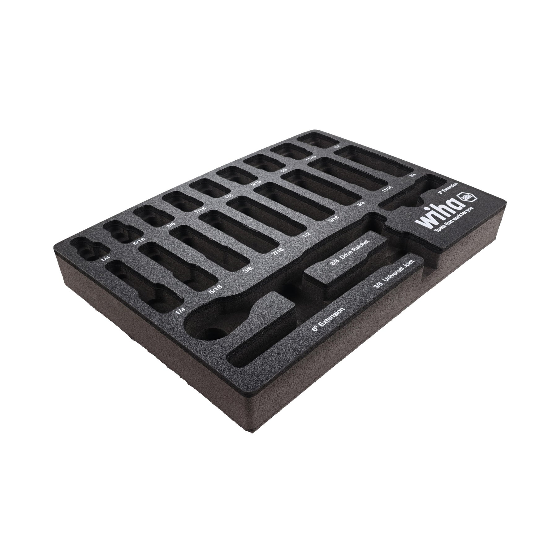 EMPTY FOAM TRAY FOR 3/8" INCH SOCKET SET