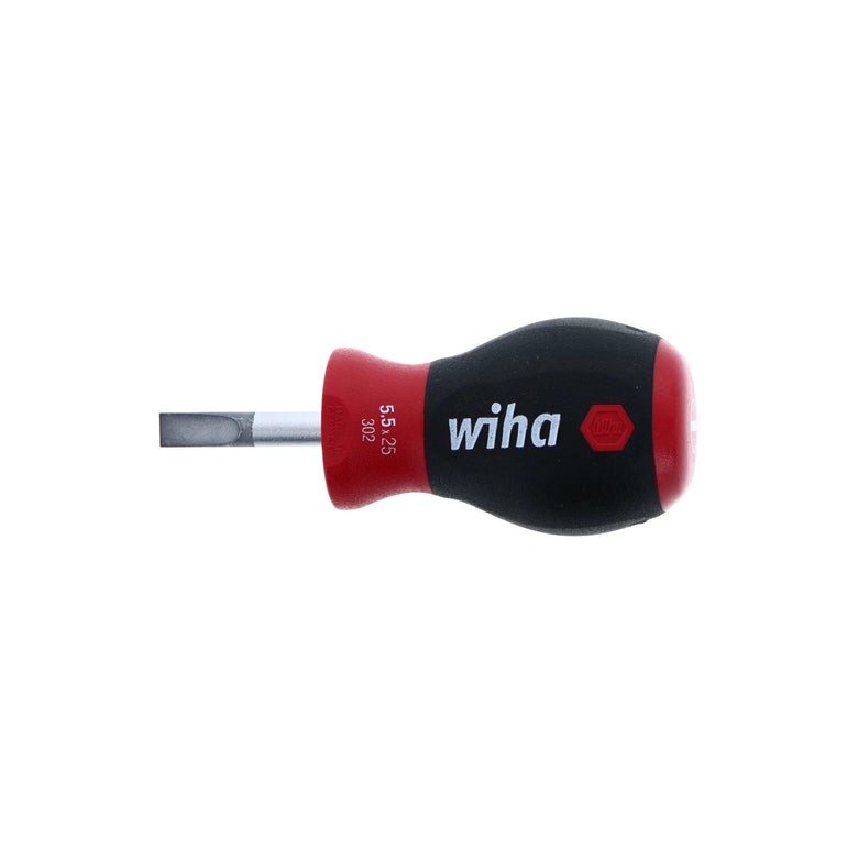 SoftFinish Stubby Slotted Screwdriver 5.5mm x 25mm