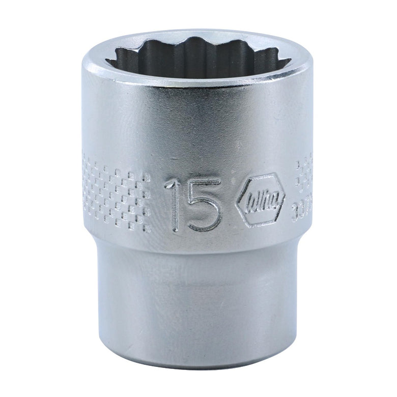 12 Point - 3/8 Inch Drive Socket - 15.0mm