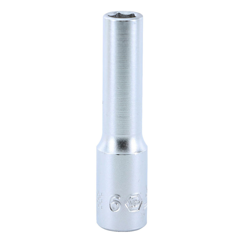 6 Point - 1/4 Inch Drive Deep Socket - 6.0mm x 50mm