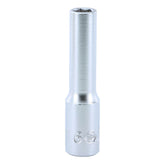 Wiha 33343 6 Point - 1/4 Inch Drive Deep Socket - 6.0mm x 50mm