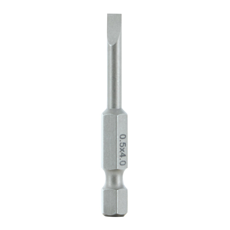 Slotted Bit 4.0 x .5 - 50mm -  10 Pack