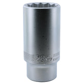 Wiha 33884 12 Point - 1/2" Drive Deep Socket 28.0mm