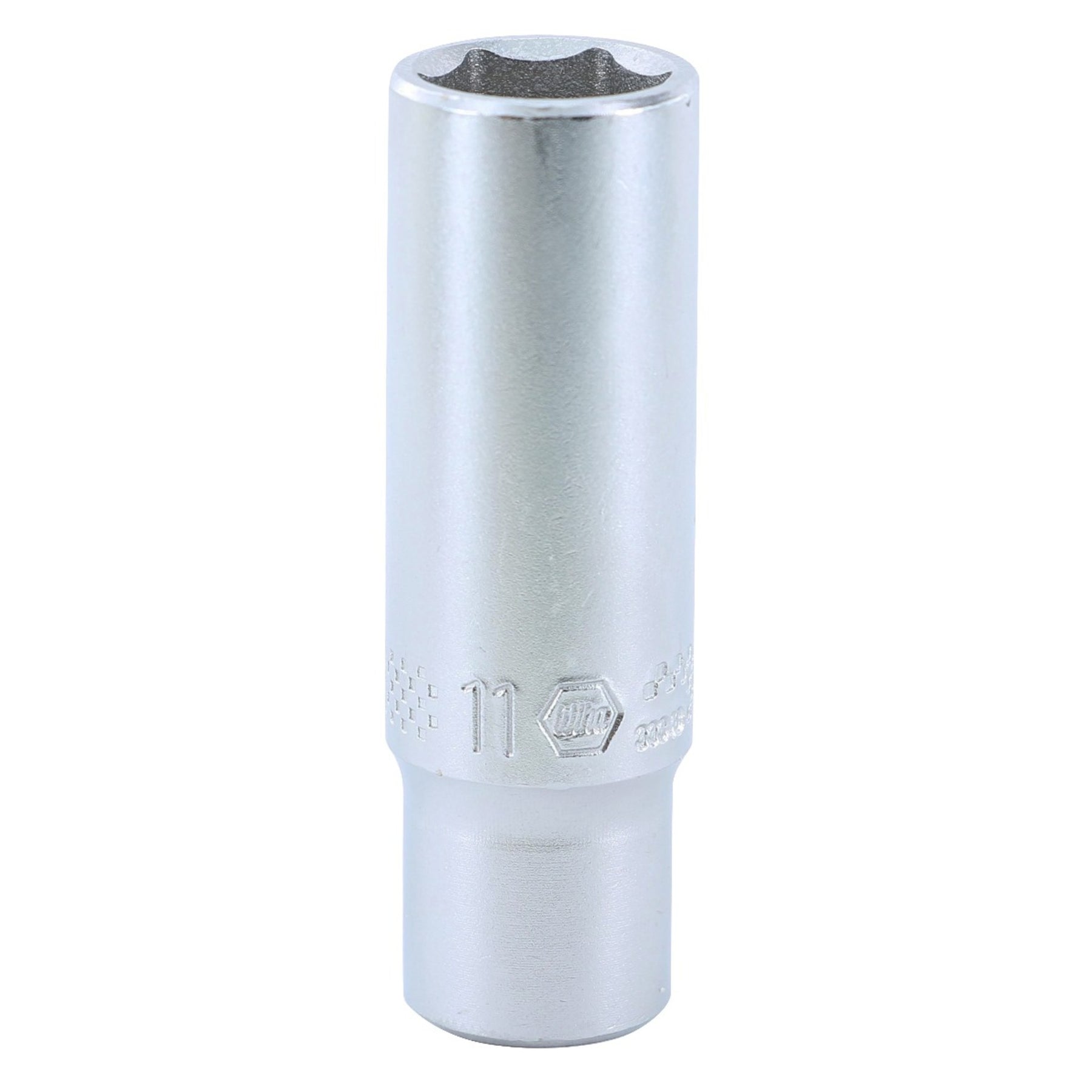 Wiha 33348 6 Point - 1/4 Inch Drive Deep Socket - 11.0mm x 50mm