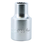 Wiha 33808 12 Point - 1/2" Drive Deep Socket 11/32"