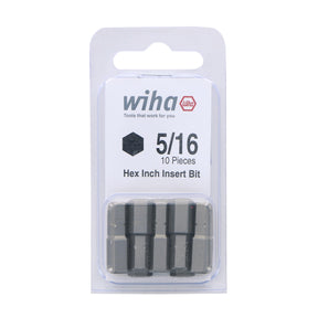 Hex Bit 5/16 - 25mm - 10 Pack