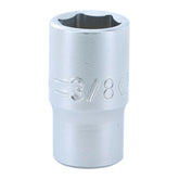Wiha 33312 6 Point - 1/4 Inch Drive Socket - 3/8" x 25mm