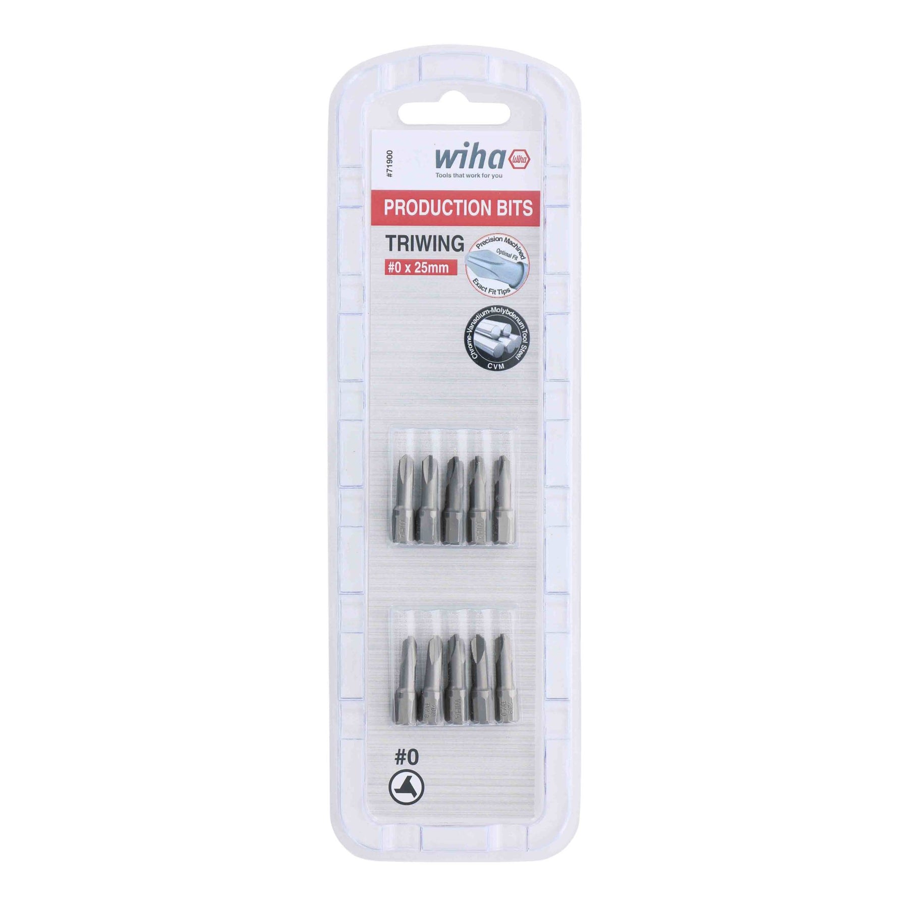Tri-Wing Bit #0 - 25mm - 10 Pack