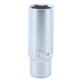 Wiha 33350 6 Point - 1/4 Inch Drive Deep Socket - 13.0mm x 50mm
