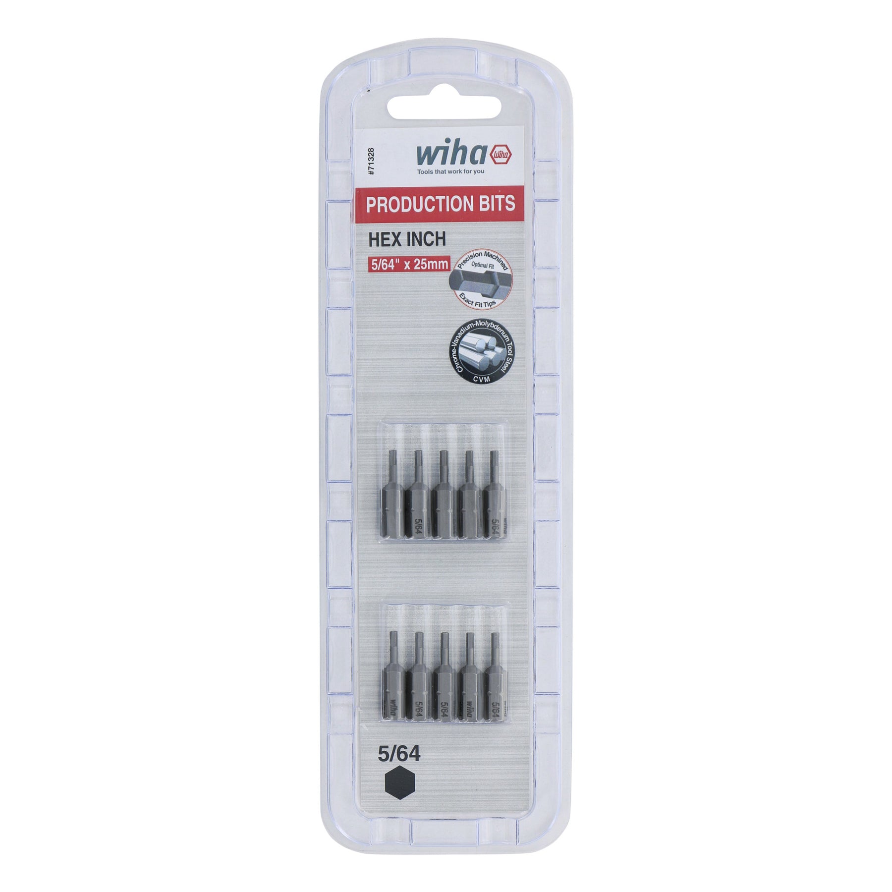 Hex Bit 5/64 - 25mm - 10 Pack