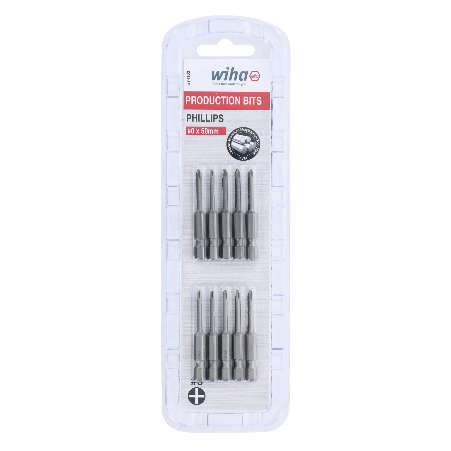 Phillips Bit #0 - 50mm -  10 Pack
