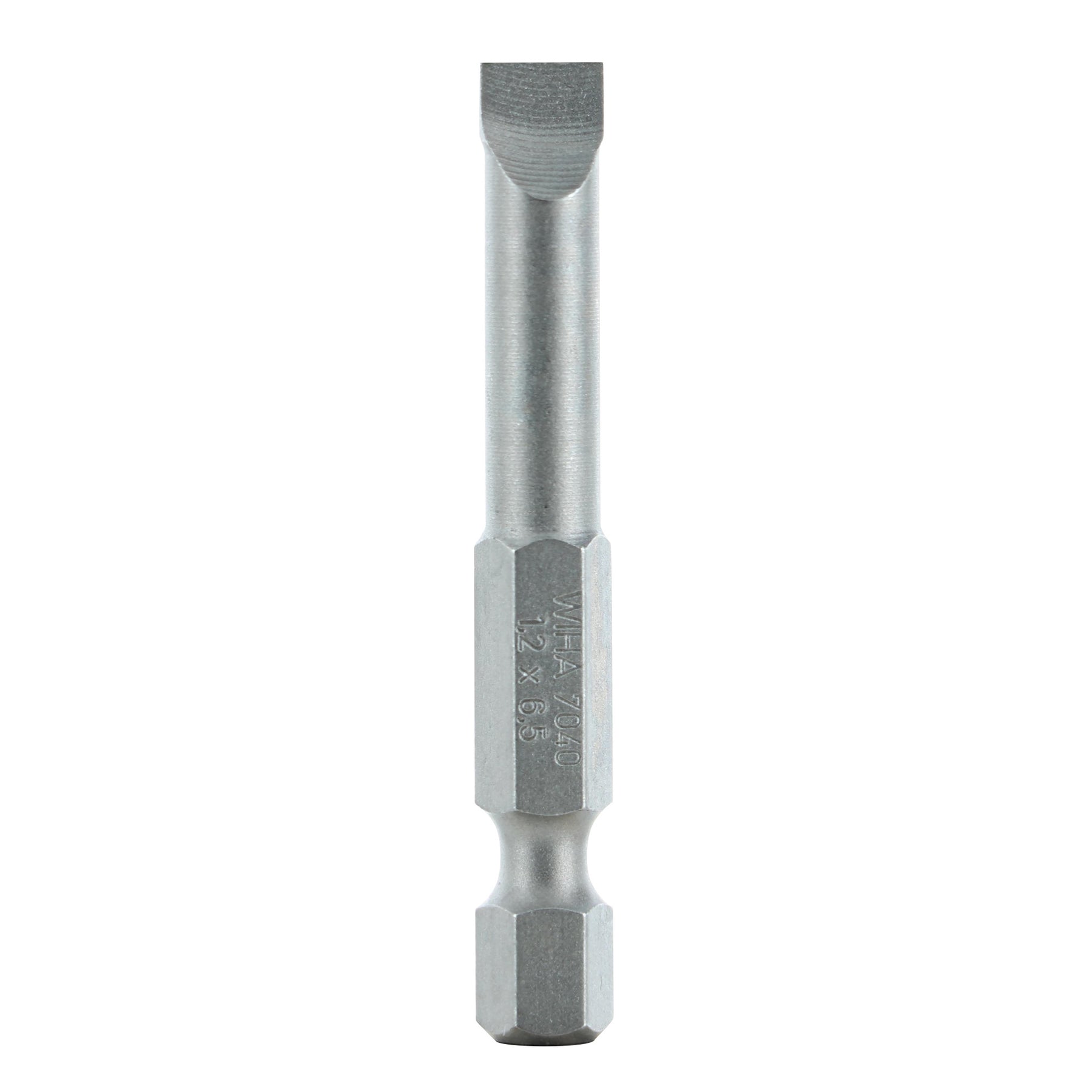 Wiha 74018 Slotted Bit 6.5 - 50mm -  10 Pack