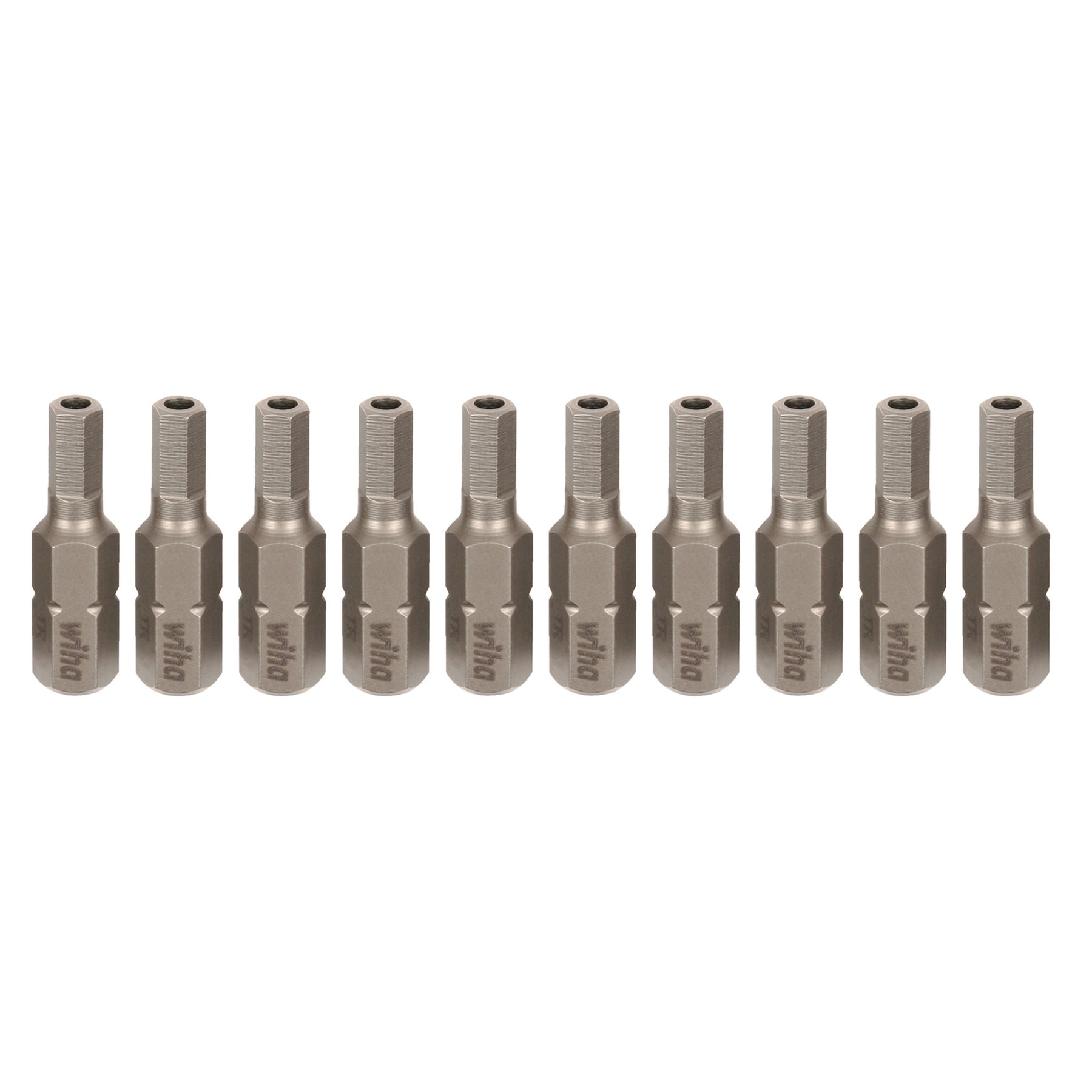 Security Hex Bit 5/32 - 25mm - 10 Pack