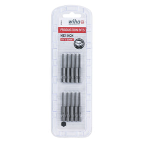 Hex Bit 1/8 - 50mm -  10 Pack