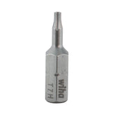 Wiha 70127 Security Torx Bit T7s - 25mm - 10 Pack