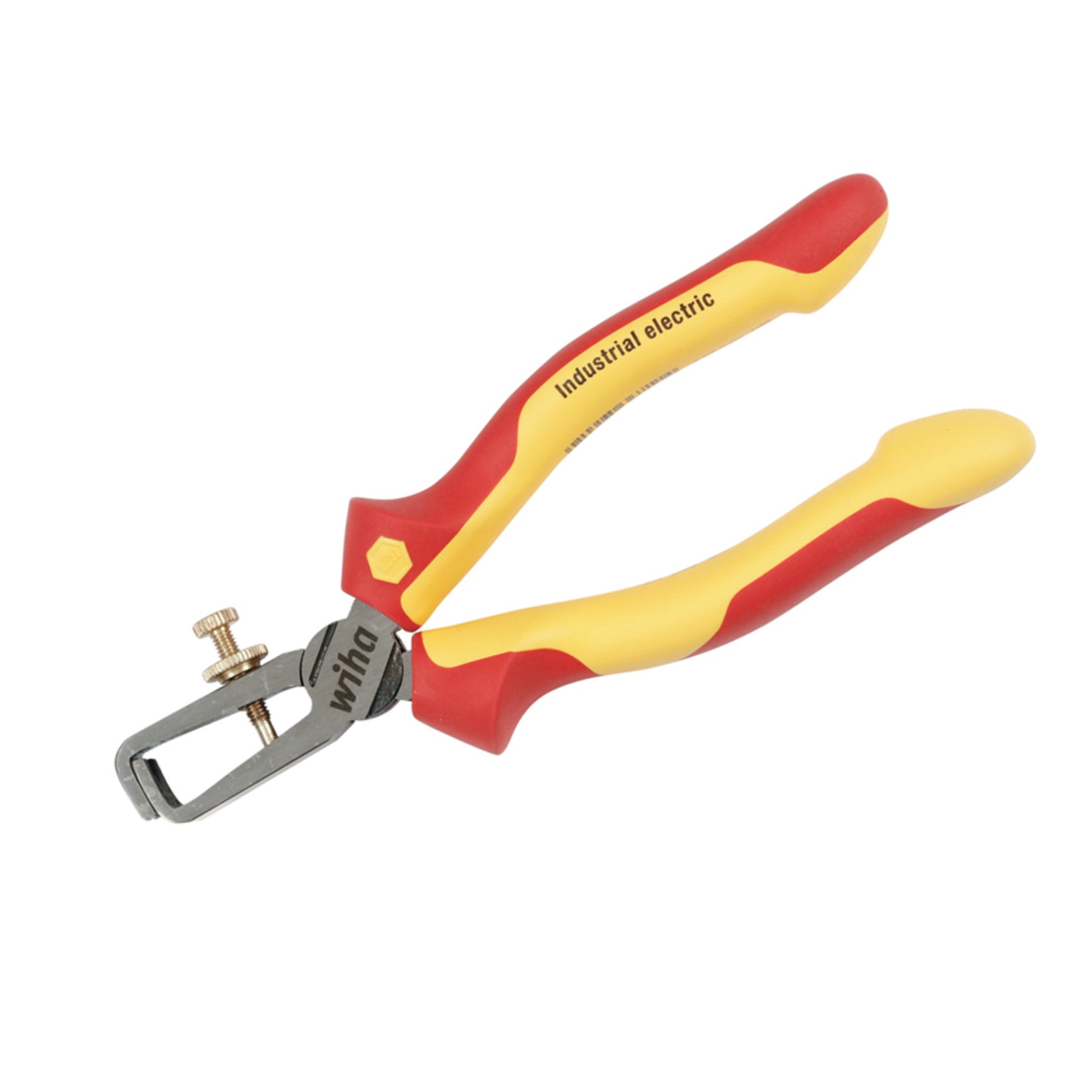 Wiha 32947 Insulated Industrial Stripping Pliers 6.3"