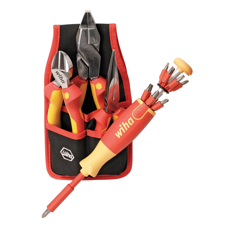 17 Piece Insulated Pliers-Cutters and Pop-Up Set