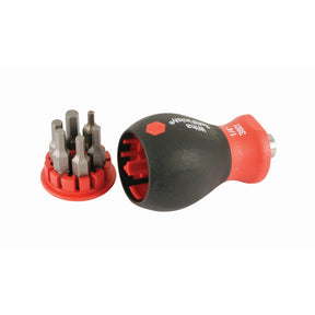 7 Piece SoftFinish Stubby Bit Holder Set - Hex Metric