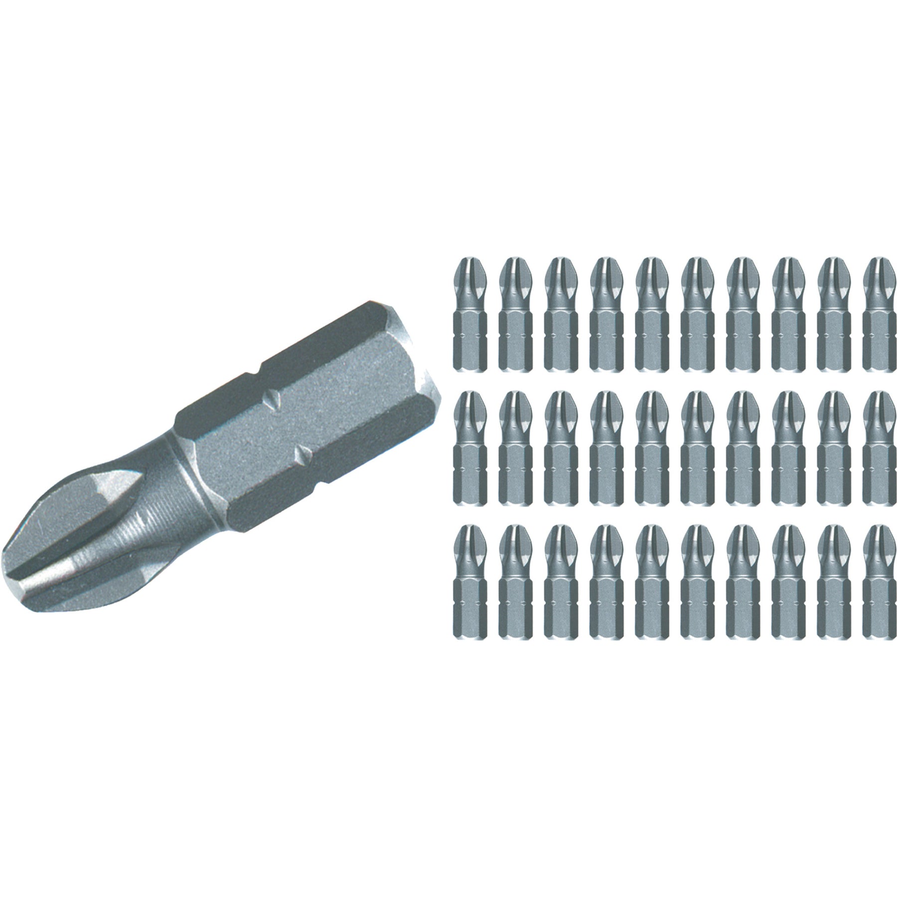 Phillips Contractor Bit #1 - 25mm - 30 Pack