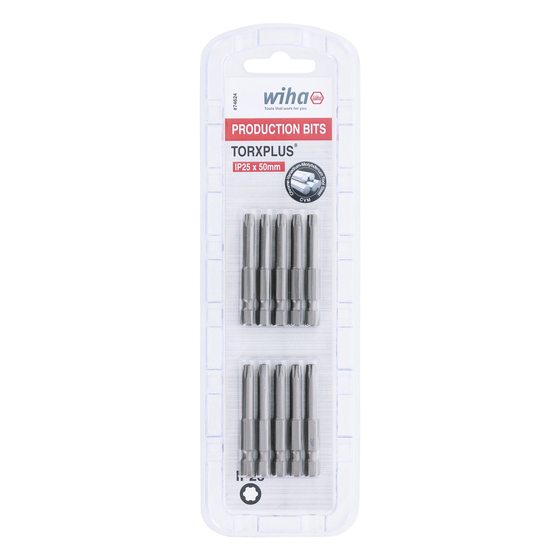 TorxPlus Bit IP25 - 50mm -  10 Pack