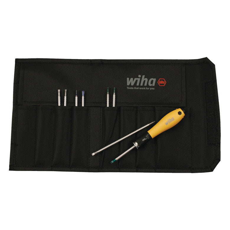 9 Piece ESD Safe Drive-loc VI Blade Set in Canvas Pouch