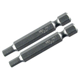 Wiha 74361 Hex Bit 2.5 - 50mm -  2 Pack