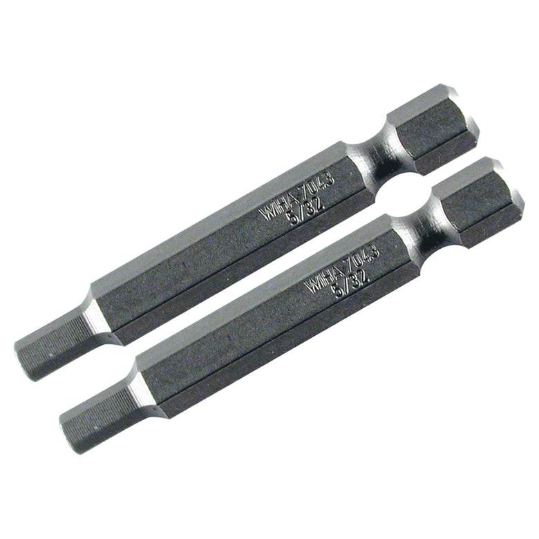 Hex Bit 5.0 - 50mm -  2 Pack