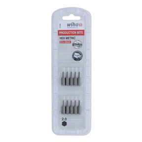 Hex Bit 2.0mm - 25mm - 10 Pack