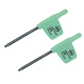 Wiha 37027 TorxPlus Flag Handle Screwdriver IP20 - 2 Pack