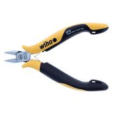 Wiha 32704 Electronic  ESD Safe Precision Tapered Head Flush Cutters With Hollow Ground Back