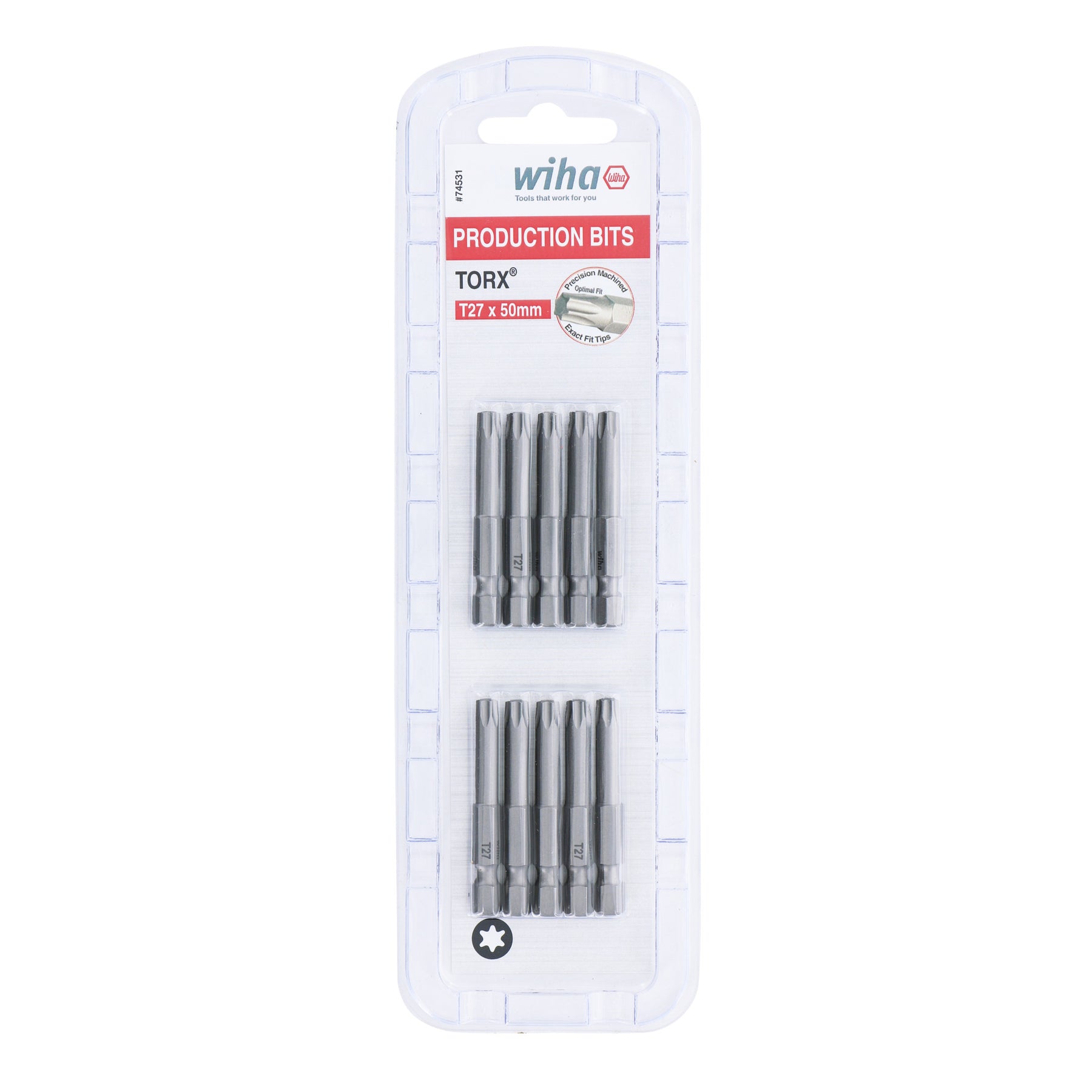 Torx Bit T27 - 50mm -  10 Pack