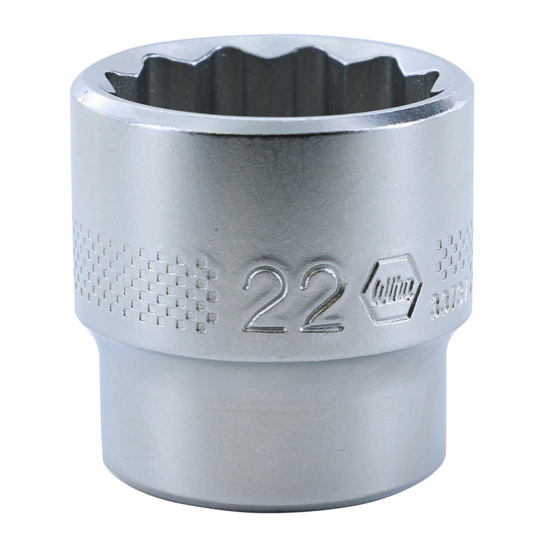 12 Point - 3/8 Inch Drive Socket - 22.0mm