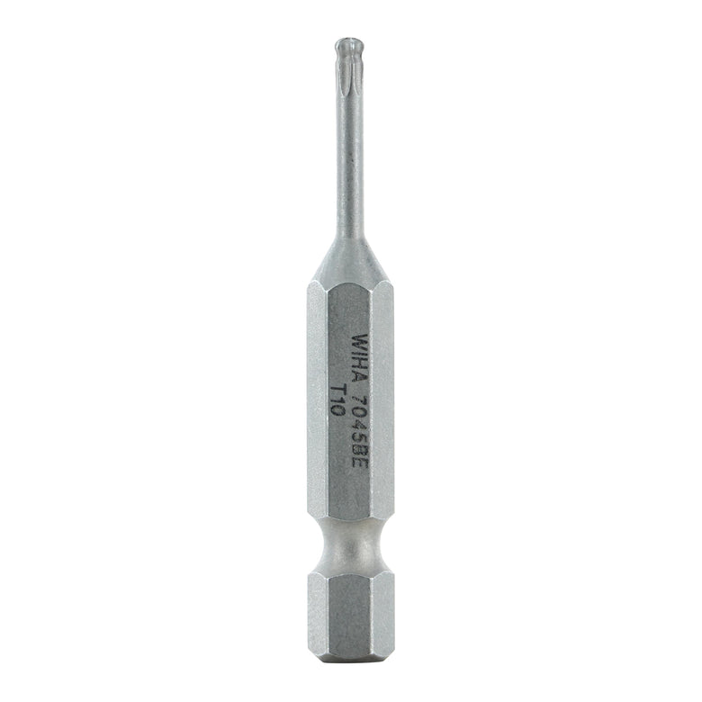 Torx Ball End Bit T10 - 50mm -  10 Pack