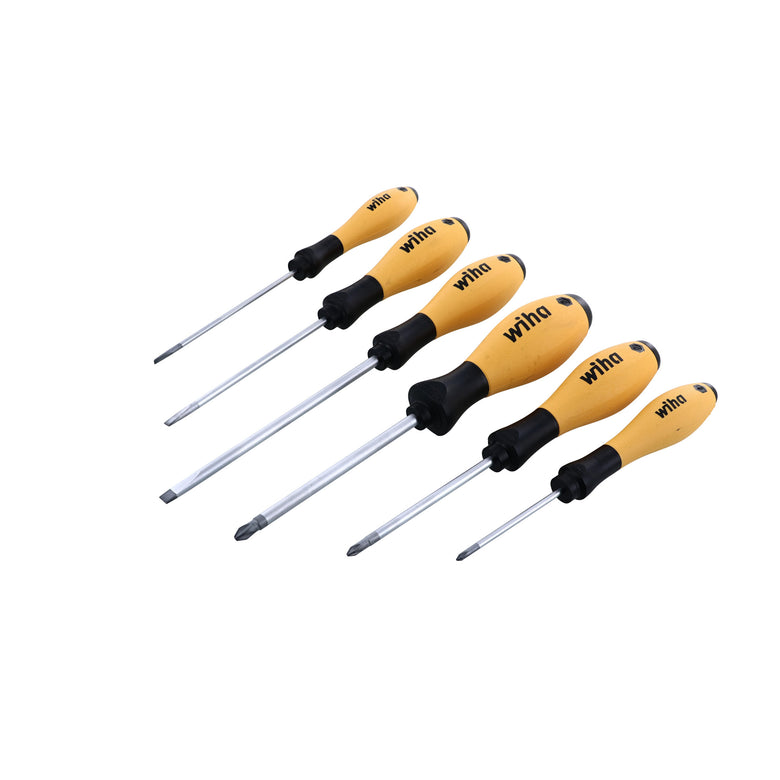6 Piece SoftFinish ESD Slotted and Phillips Screwdriver Set