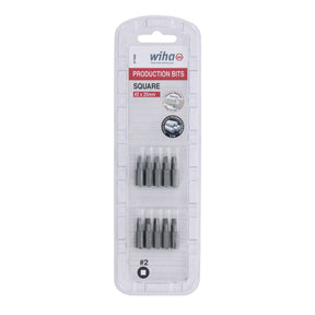 Square Bit #2 - 25mm - 10 Pack