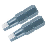 Wiha 71853 Square Bit #3 - 25mm - 2 Pack