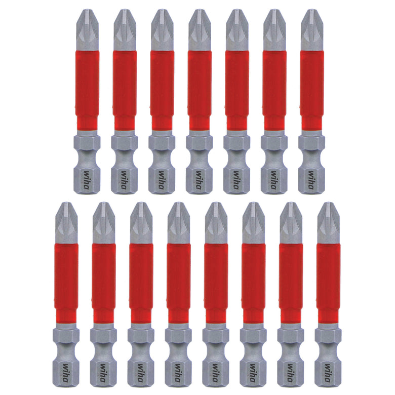 MaxxTor Impact Bit Pozi #2 - 49mm - 15 Pack