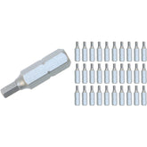 Wiha 72585 Hex Contractor Insert Bit 4.0mm x 25mm - 30 Pack