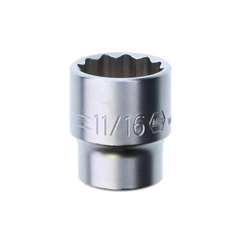 12 Point - 3/8 Inch Drive Socket - 11/16"