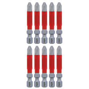 MaxxTor Impact Bit Phillips #2 - 49mm - 10 Pack