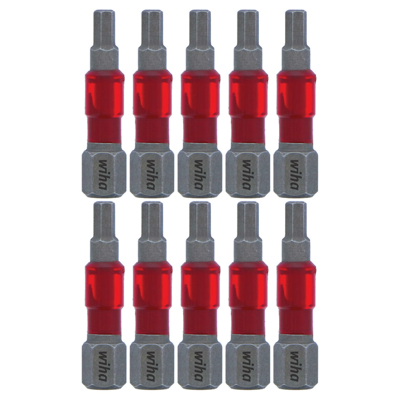 MaxxTor Impact Bit Hex 1/8" x 29mm - 10 Pack