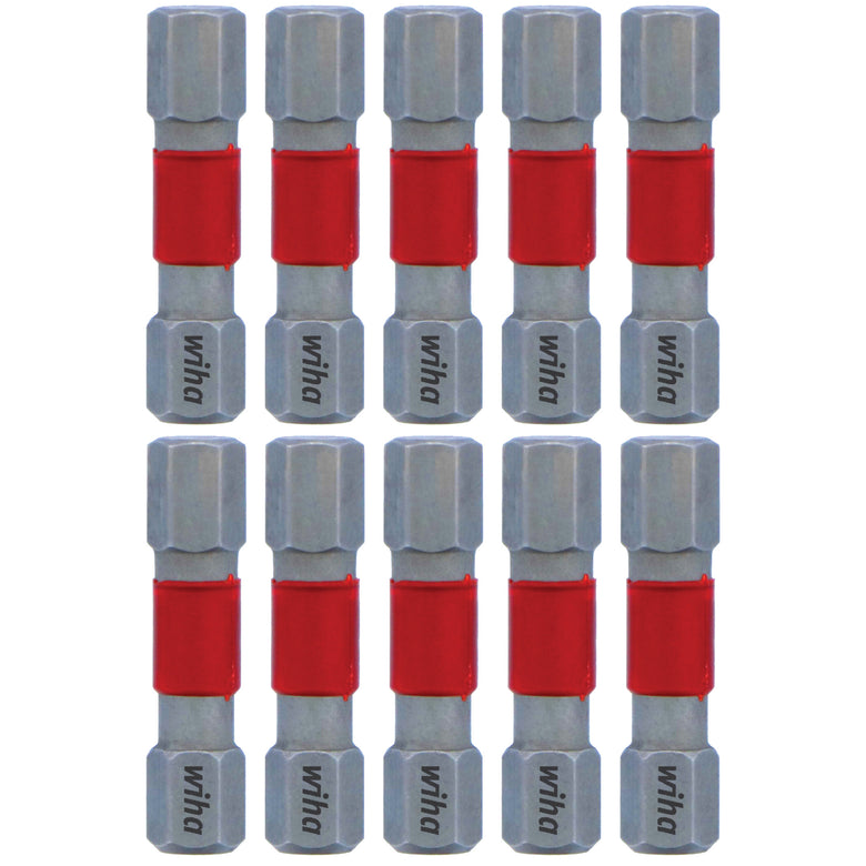 MaxxTor Impact Insert Bit Hex 1/4" x 29mm - 10 Pack
