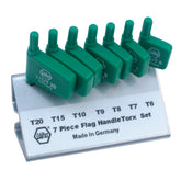 Wiha 37090 7 Piece Torx Flag Handle Screwdriver Set