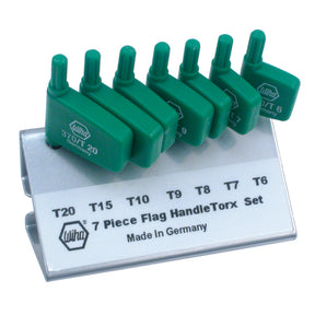 Wiha 37090 7 Piece Torx Flag Handle Screwdriver Set