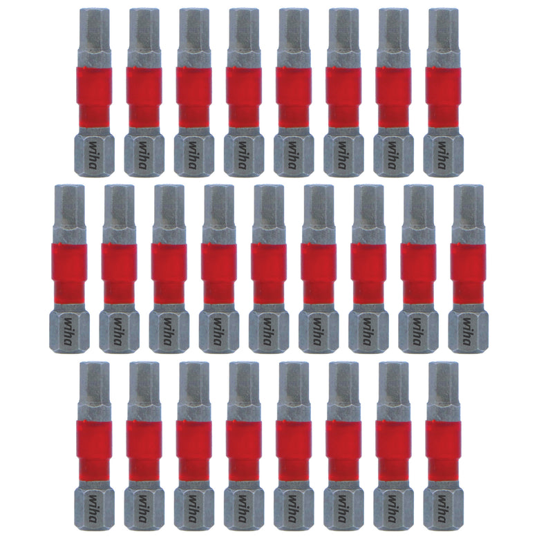 MaxxTor Impact Bit Hex 3/16" - 29mm - 25 Pack