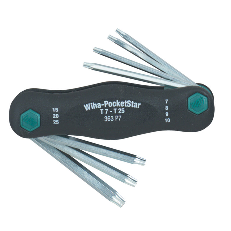 7 Piece Torx PocketStar Fold Out Set