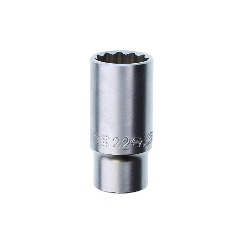 12 Point - 3/8" Drive Deep Socket 22.0mm