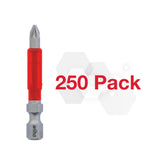Wiha 76542 MaxxTor Impact Bit Pozidriv #1 - 49mm - 250 Pack