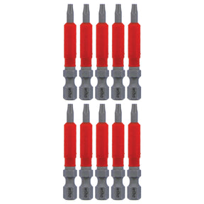 Wiha 76553 MaxxTor Impact Bit Torx T10 x 49mm - 10 Pack