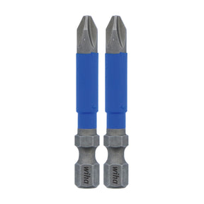 TerminatorBlue Impact Bit Phillips #2 - 2 Inch - 2 Pack